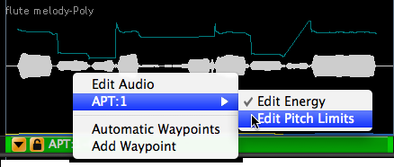 APT- Edit Pitch Limits on